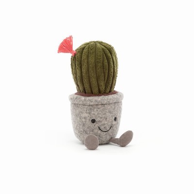 Jellycat Silly Succulent Barrel Cactus | ZSMC-38420